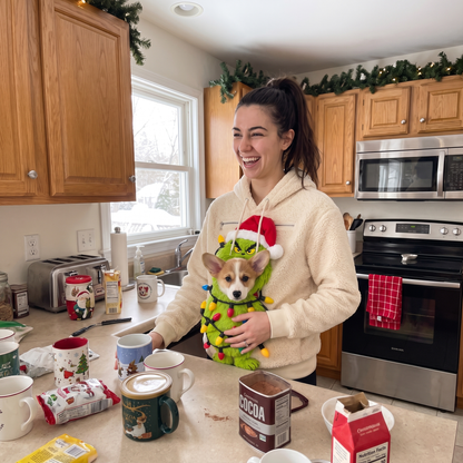 Grinch Pet Pouch Hoodie