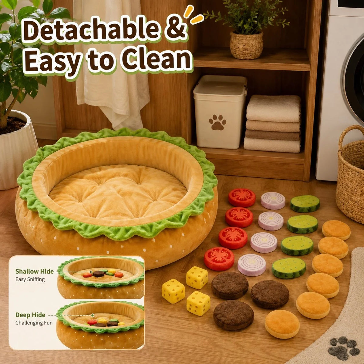PupWell™ - Burger Dog Ball Pit