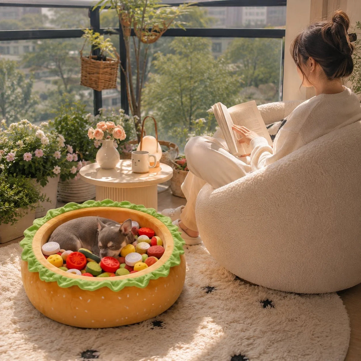 PupWell™ - Burger Dog Ball Pit