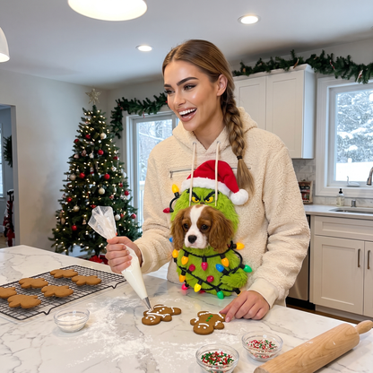 Grinch Pet Pouch Hoodie